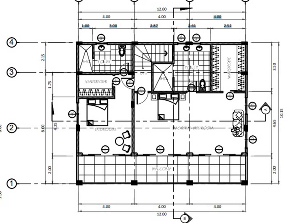 Floor Plan Main House second floor